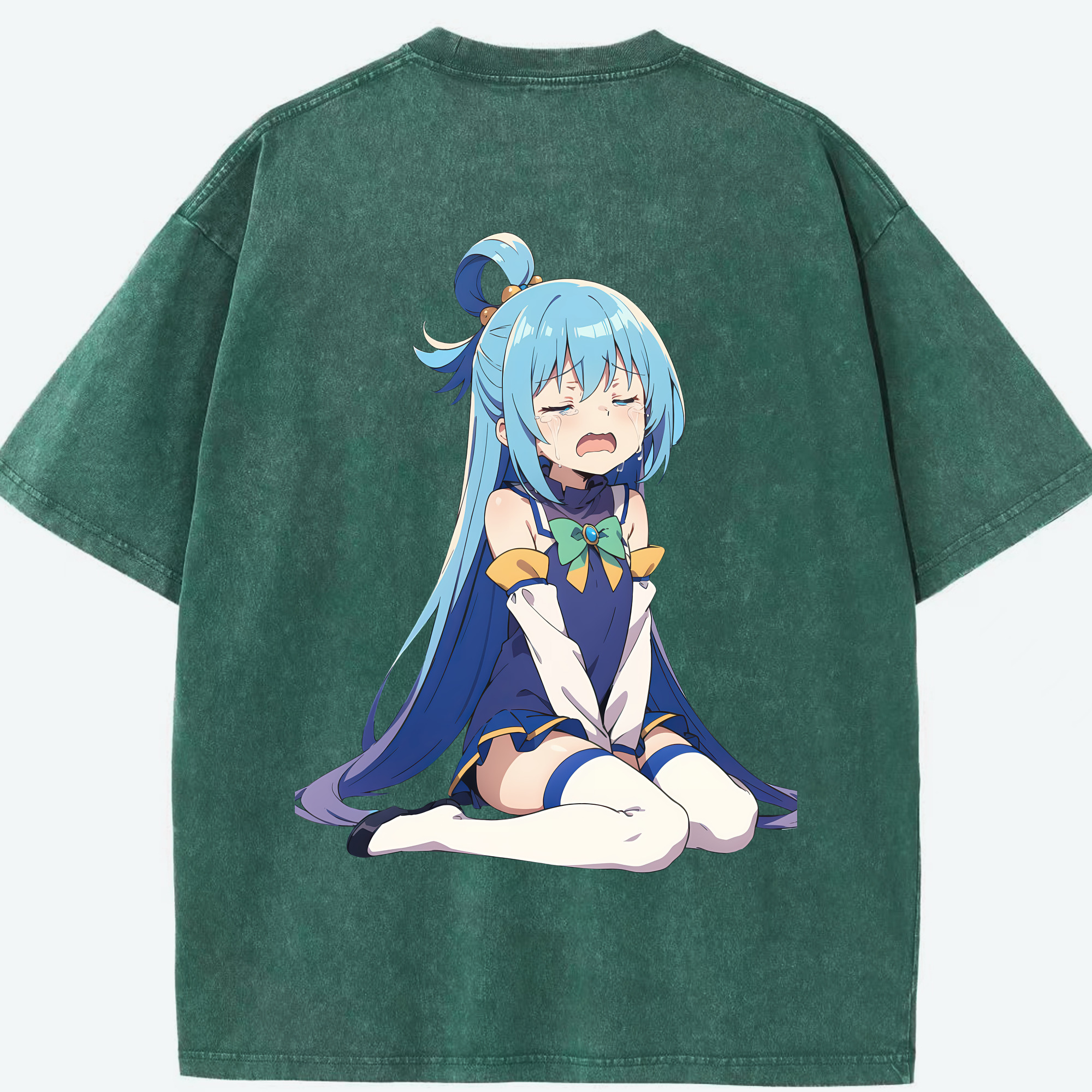 （画像用） 転スラ Regarding Reincarnated to Slime 綿100% ヴィンテージ風 半袖Tシャツ（背面プリント）